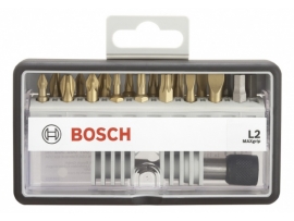 Sada Bosch Robust Line - L2 MAXgrip (Tin) (GSR10,8-2-LI, 14,4VE-2LI, 18-2-LI, 14,4-2-LI, GSB18, GSB14,4)